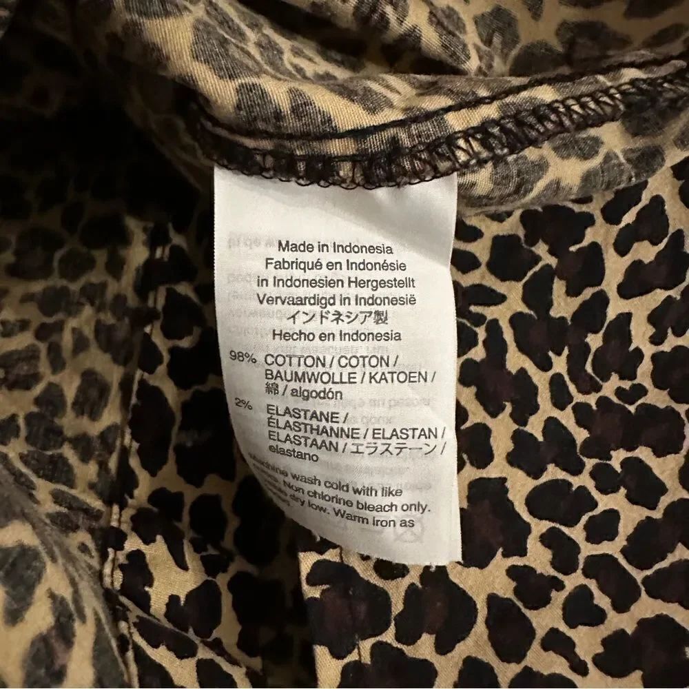 J. crew Slim Leopard Button Down - Picture 7 of 7